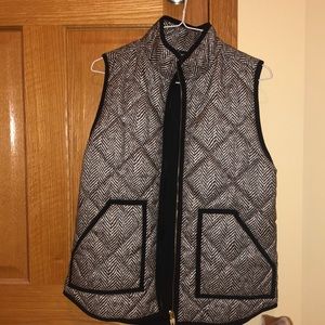 J Crew herringbone vest